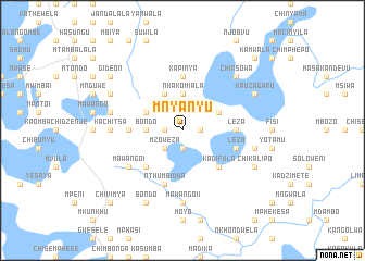 map of Mnyanyu