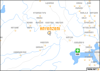 map of Mnyenzeni