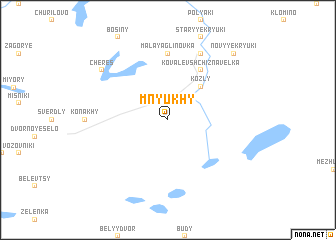 map of Mnyukhy