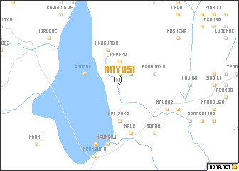 map of Mnyusi