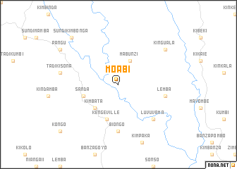 map of Moabi