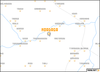 map of Moadaga