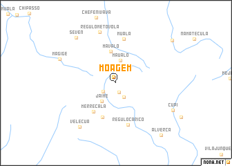 map of Moagem