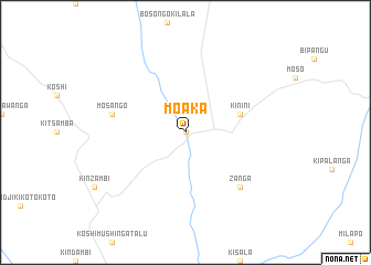 map of Moaka