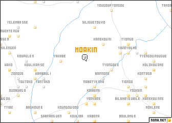 map of Moakin