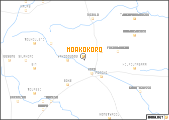 map of Moakokoro