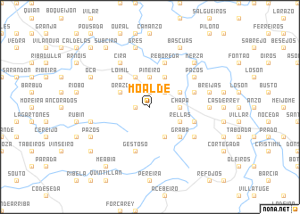 map of Moalde