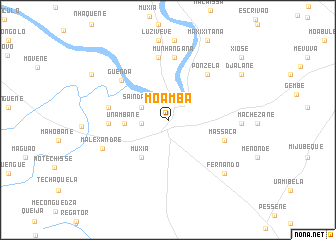 map of Moamba