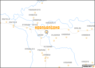 map of Moandangoma