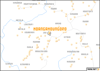 map of Moanga Moungoro