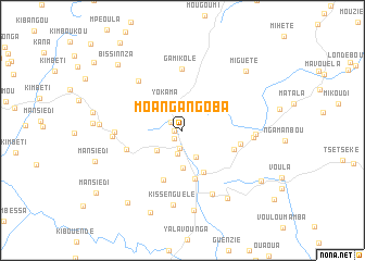 map of Moangangoba