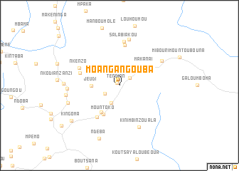 map of Moanga Ngouba