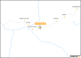 map of Moapak