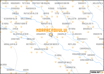 map of Moara Crovului