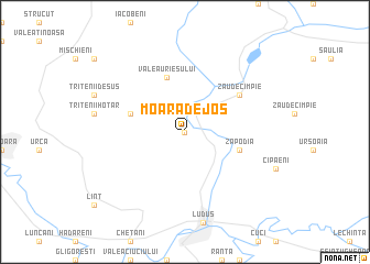 map of Moara de Jos