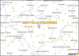 map of Moatfield Cross Roads