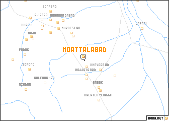 map of Mo‘aţţalābād