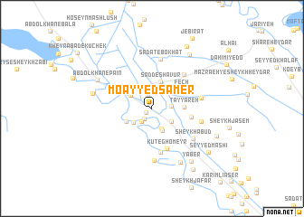 map of Mo‘ayyed Şāmer