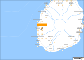 map of Moban