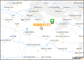 map of Mobberley