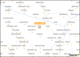 map of Mobéga