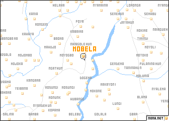 map of Mobela