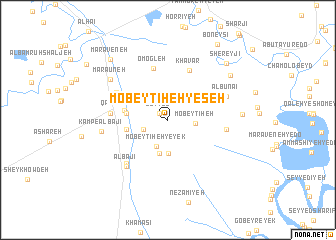 map of Mobeyţīḩeh-ye Seh