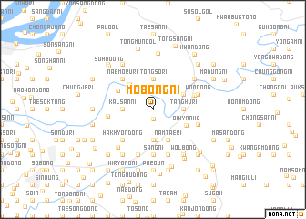 map of Mobong-ni