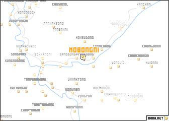 map of Mobong-ni