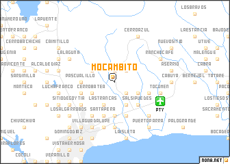 map of Mocambito