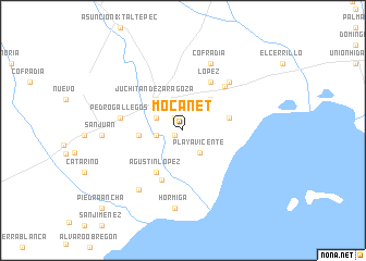 map of Mocanet