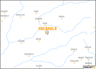 map of Mocapóla