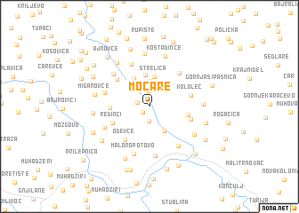 map of Močare