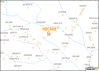 map of Mocauè