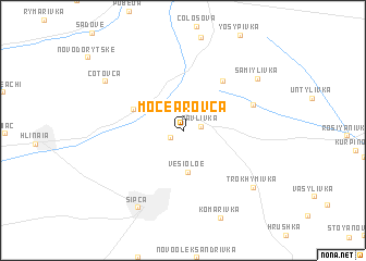 map of Mocearovca