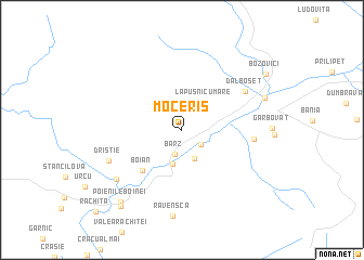 map of Moceriş