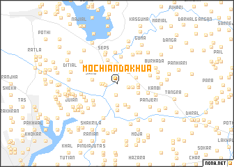 map of Mochiān da Khua