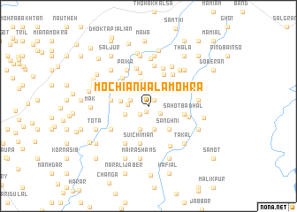 map of Mochiānwāla Mohra