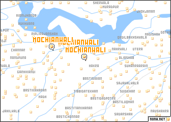 map of Mochiānwāli