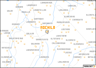 map of Mochila