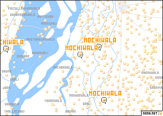 map of Mochīwāla