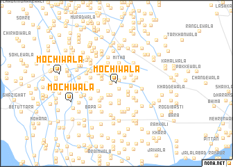 map of Mochīwāla