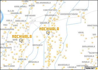 map of Mochīwāla