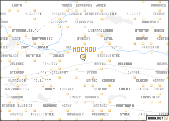 map of Mochov