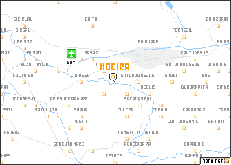 map of Mocira