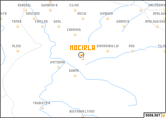 map of Mocirla