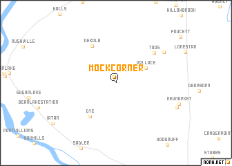 map of Mock Corner