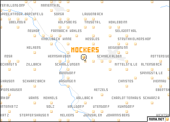 map of Möckers