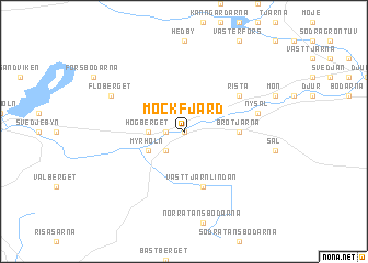 map of Mockfjärd