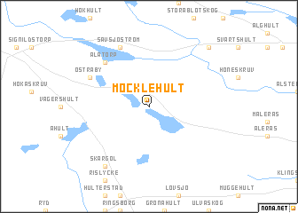 map of Möcklehult